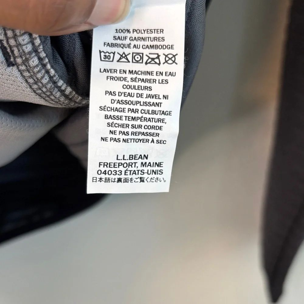 NWT L.L. Bean Alright  Knit Pullover Alley Gray Women's Jacket S - Picture 10 of 14